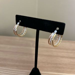 COPY - Primavera Italy 24 Karat Gold Over Sterling Earrings